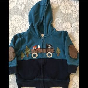Boys Gymboree zip up hoodie